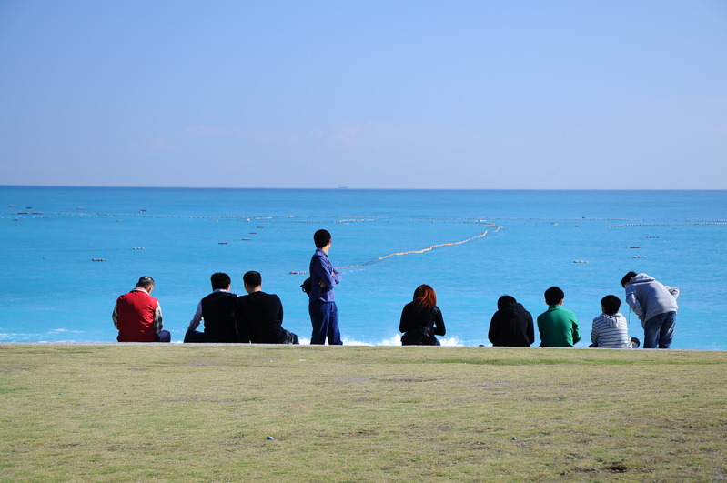 冬天找個豔陽天到花蓮七星潭 輕旅行