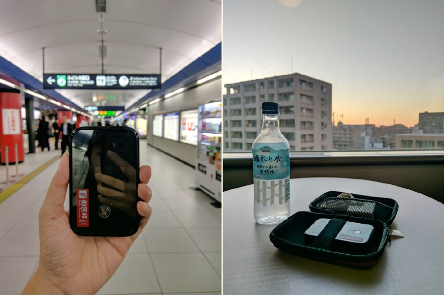 小編愛分享 暢遊日本必備 游客邦 Wi Fi 分享器4g 上網吃到飽 輕旅行